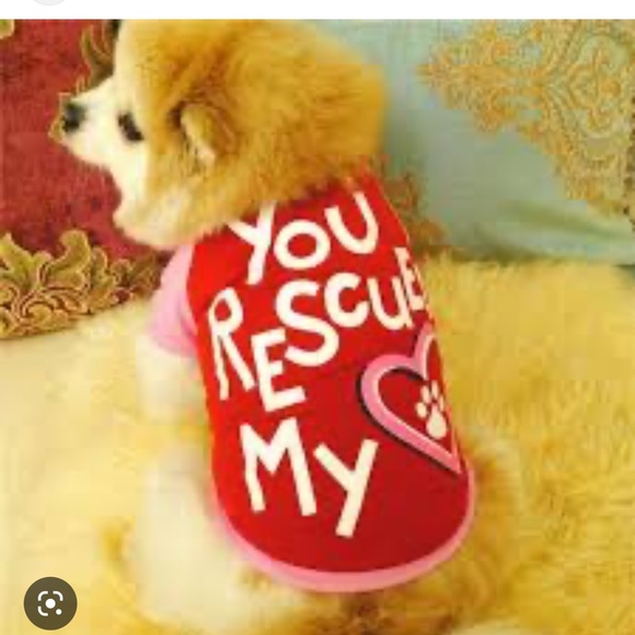 Pink and red Dog clothes vest. Size L - Picture 3 of 9